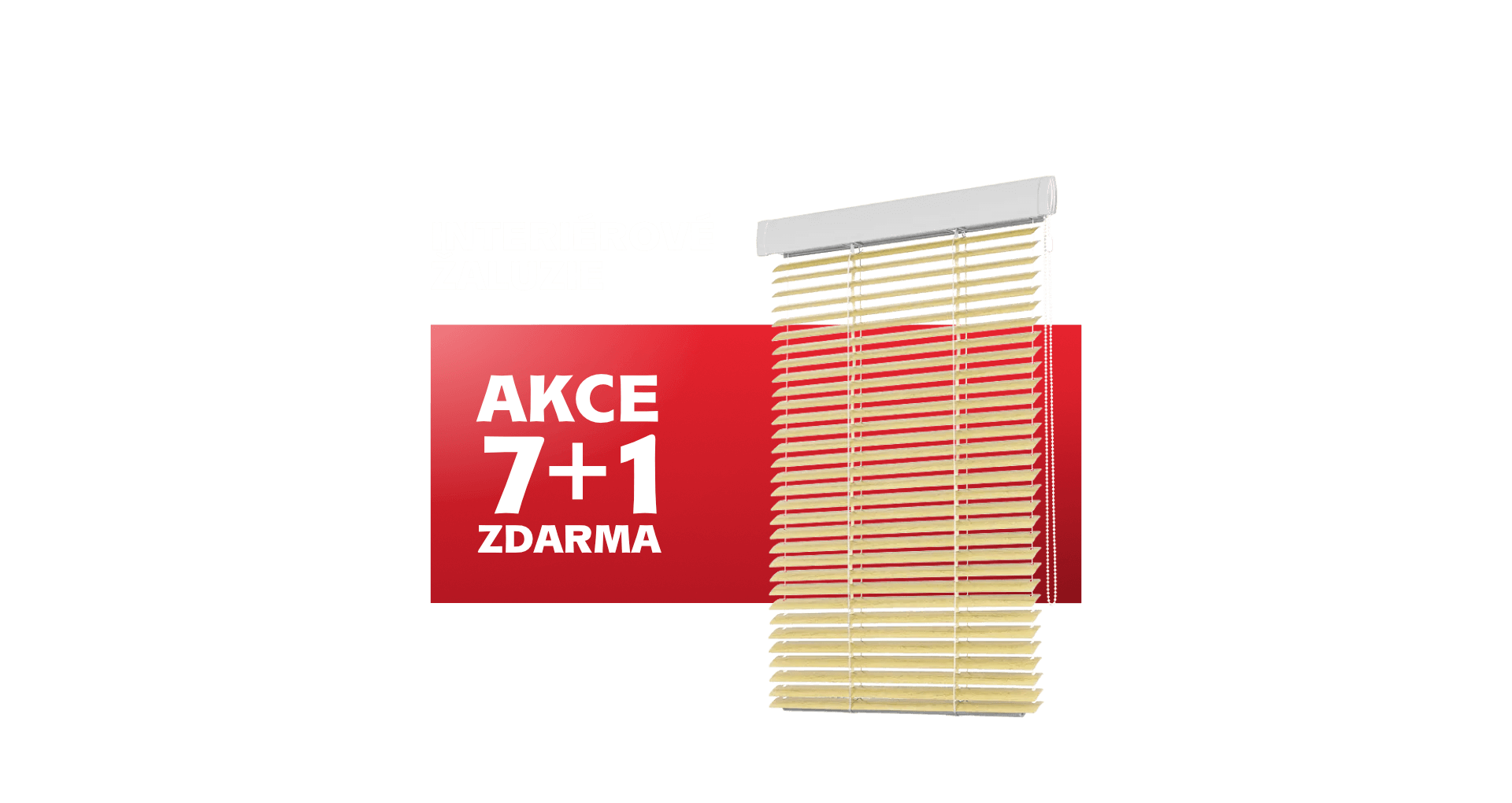 Interiérové žaluzie „7+1“